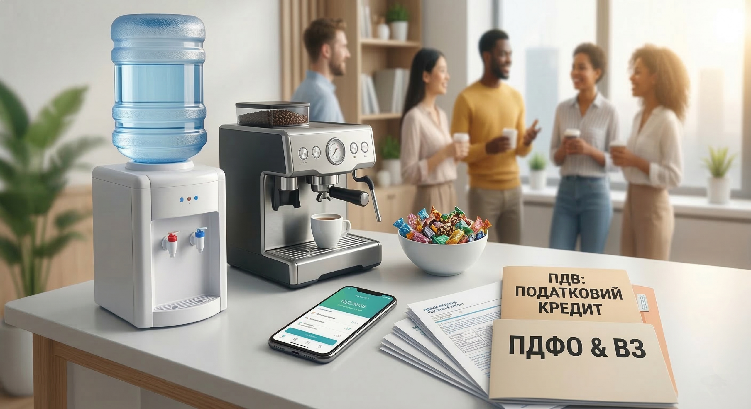 Любиш каву, воду і цукерки в офісі їсти — не забудь про податки